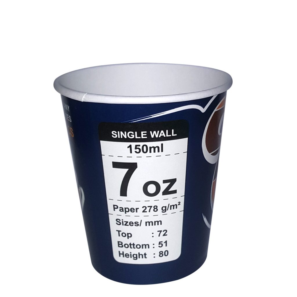 06 Paper Cups Single Wall 7 Oz MoodsPromo